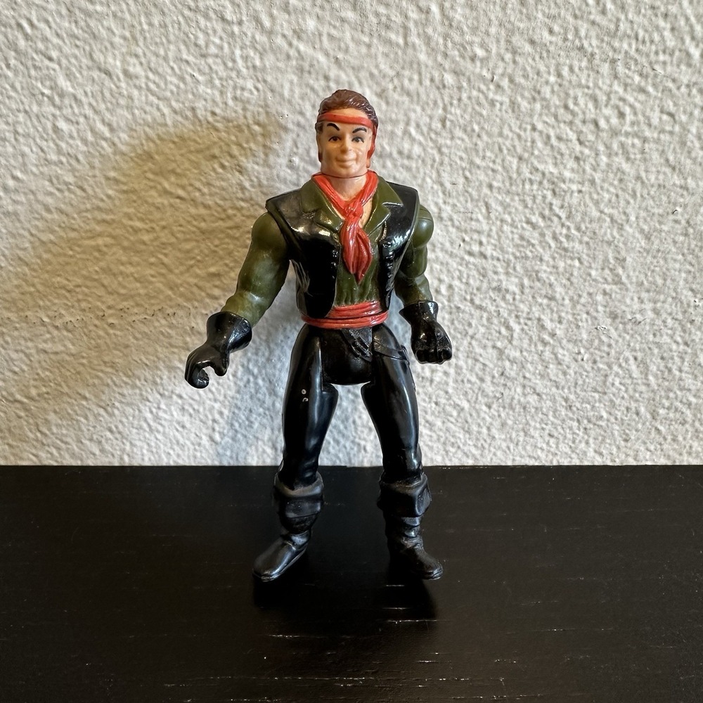Vintage 1991 Tri-Star Pictures Pirate Action Figure Swashbuckler Toy Hook Movie